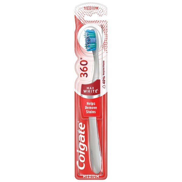 Colgate 360° Max White One Medium Toothbrush GOODS Superdrug   