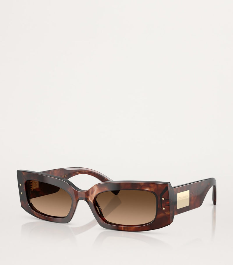 Dolce & Gabbana acetate rectangular sunglasses, UK version