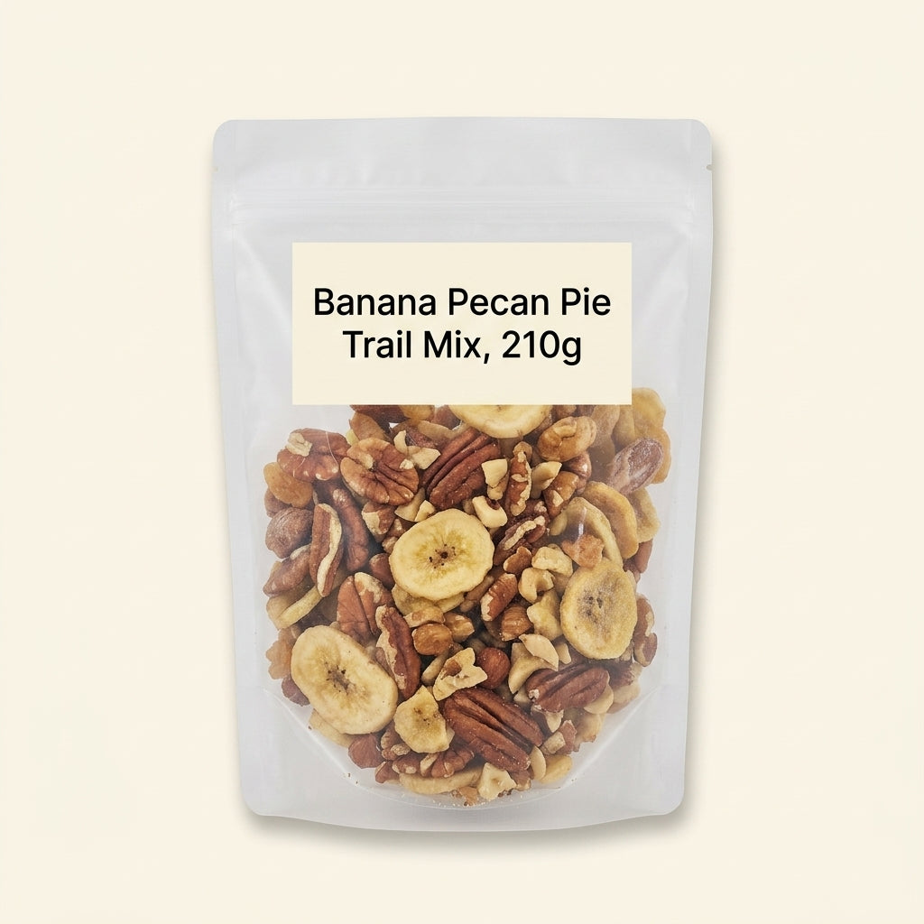 Holland & Barrett Banana Pecan Pie Trail Mix 210g, UK version