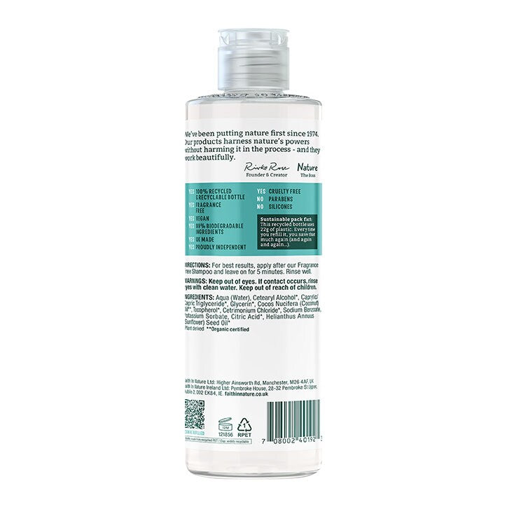 Faith in Nature Fragrance Free Conditioner 5L - McGrocer