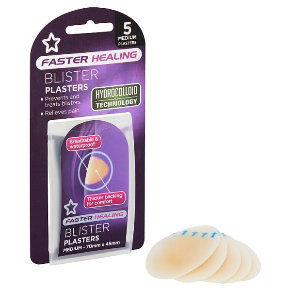 Superdrug Medium Blister Plasters X 6 GOODS Superdrug   