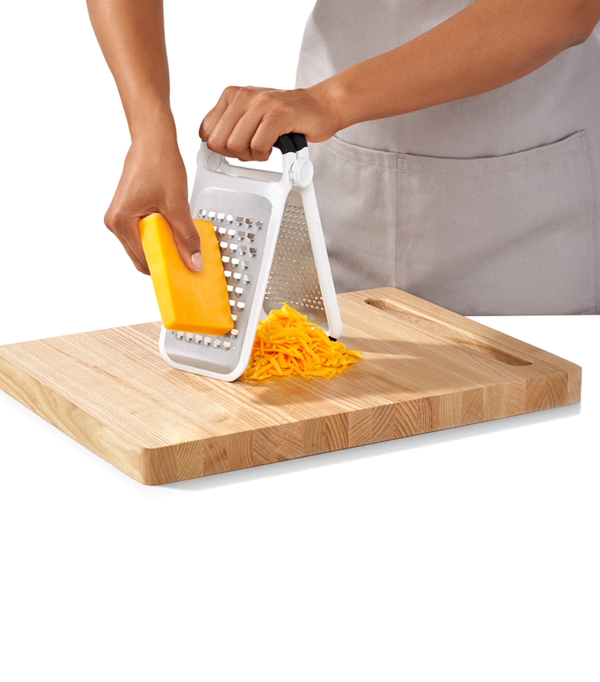 Oxo Good Grips Etched Two-Fold Grater, imported from the UK