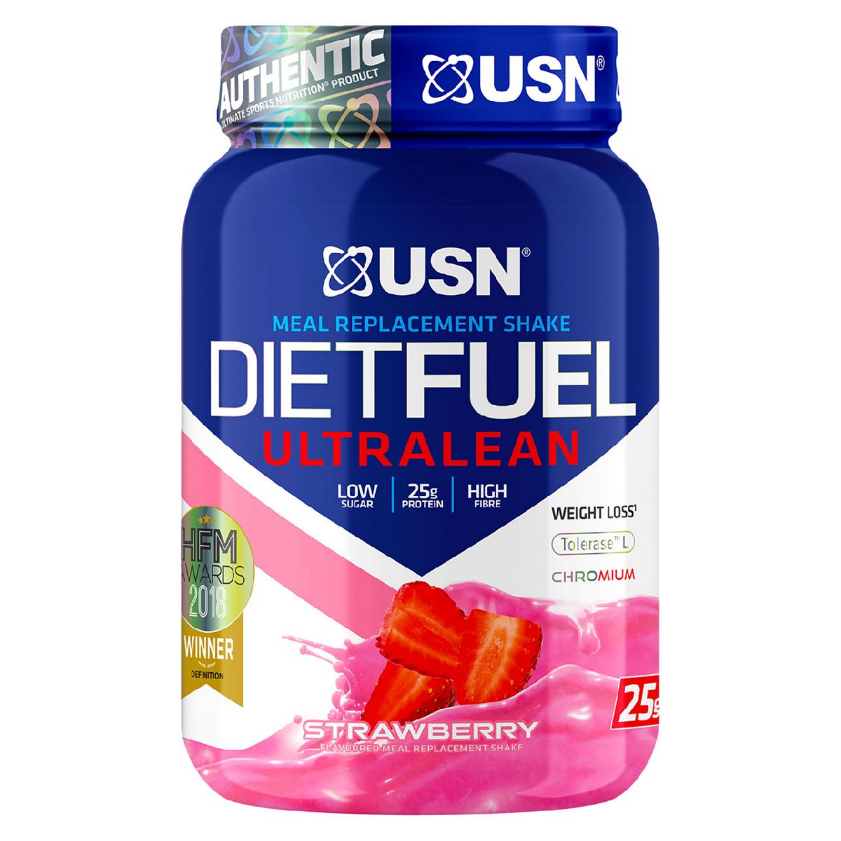 USN Diet Fuel Protein Powder Strawberry - 1kg GOODS Boots   