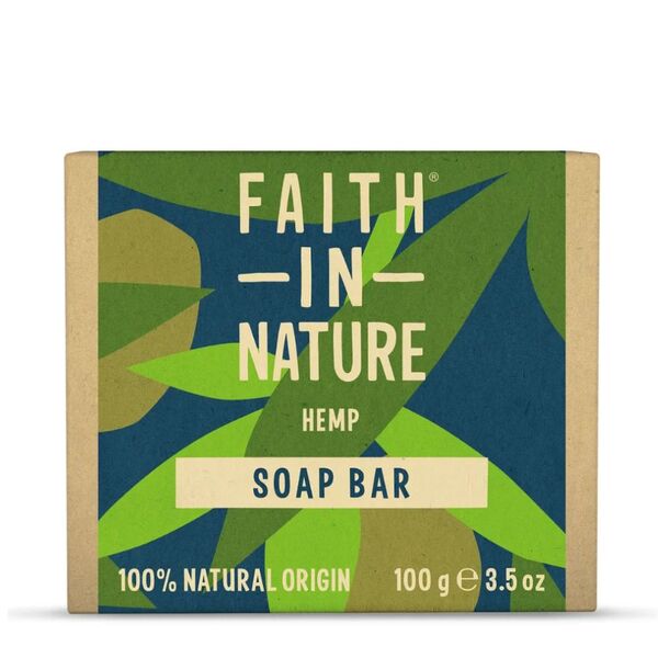 Faith In Nature hemp soap 6 x 100g (British brand)
