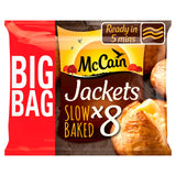 McCain Frozen Baked Jacket Potatoes x8 1.6kg GOODS Sainsburys   