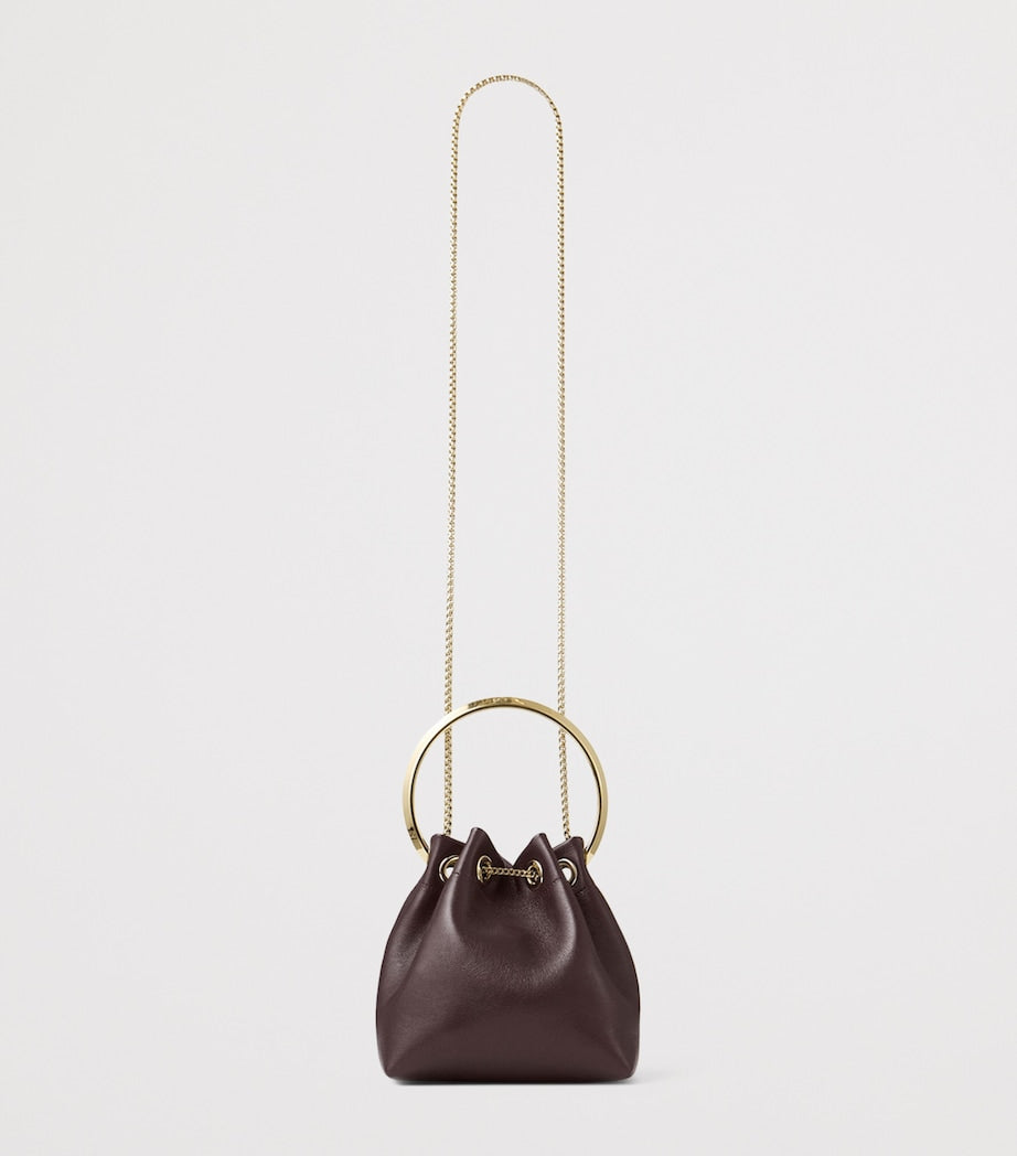Jimmy Choo leather Bon Bon top-handle bag, imported from the UK