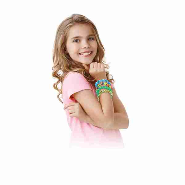 Small World Toys Rainbow Rubber Bands craft kit (British brand)