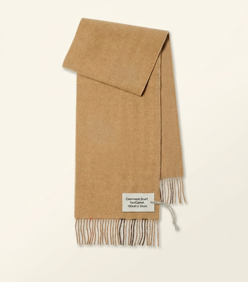 Burberry cashmere reversible check scarf 168cm x 30cm, UK version