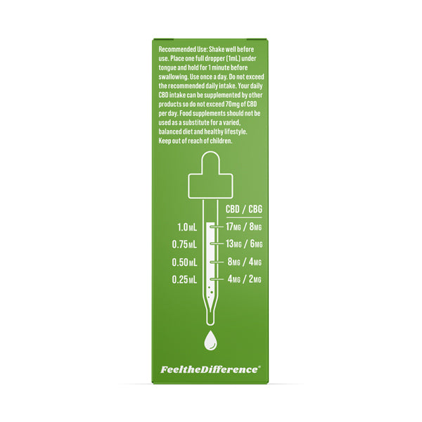 CBDfx Wellness 2:1 Oil Drops - 500mg CBD/250mg CBG GOODS Superdrug   