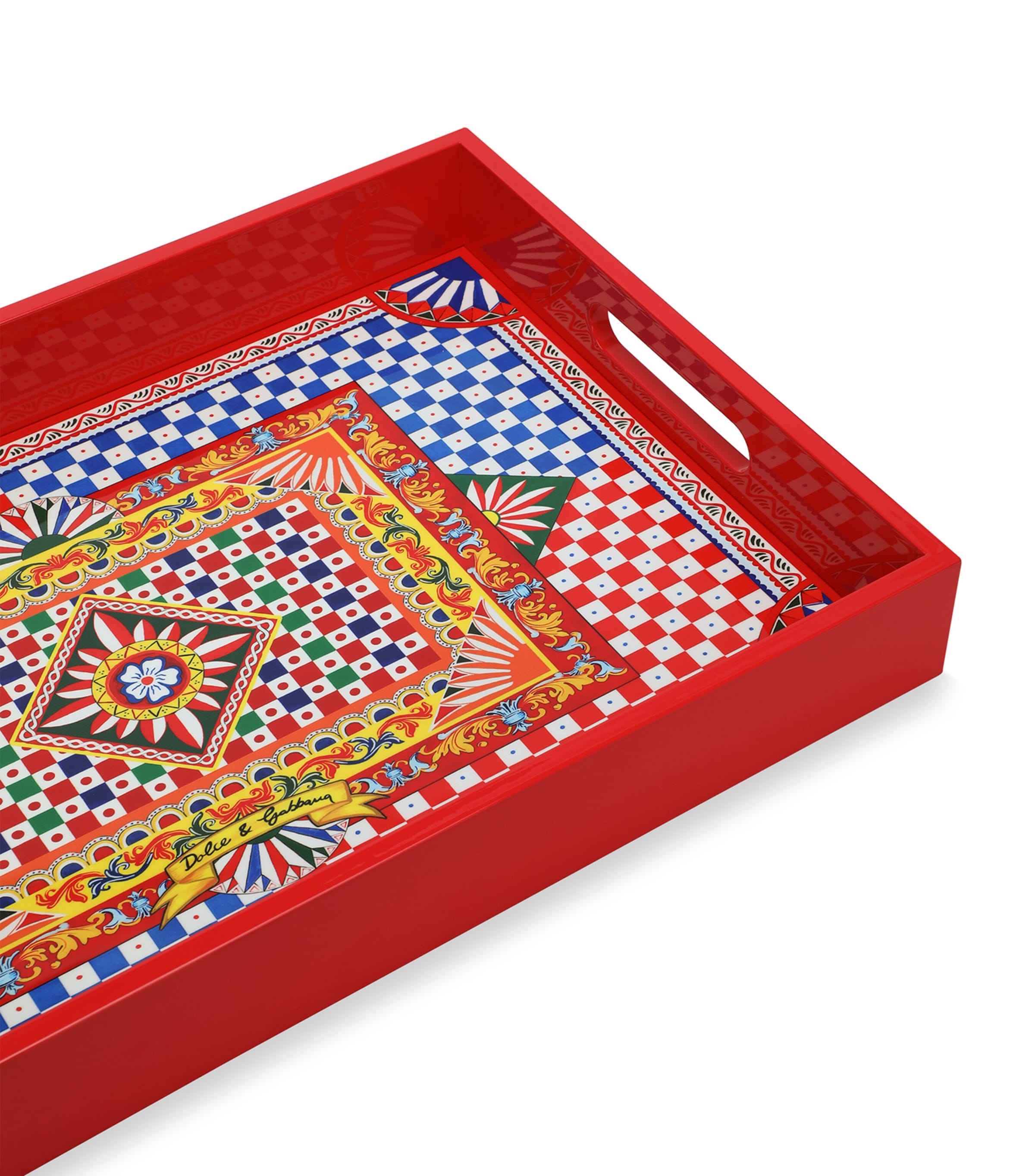 Dolce&Gabbana Casa Carretto tray 46cm x 30cm - British product