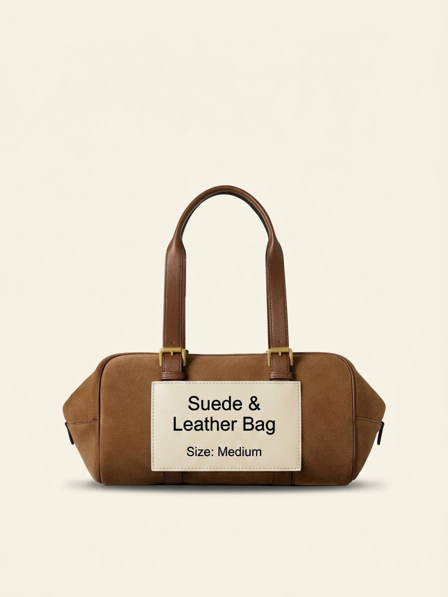 Mulberry Boston suede shoulder bag (British brand)