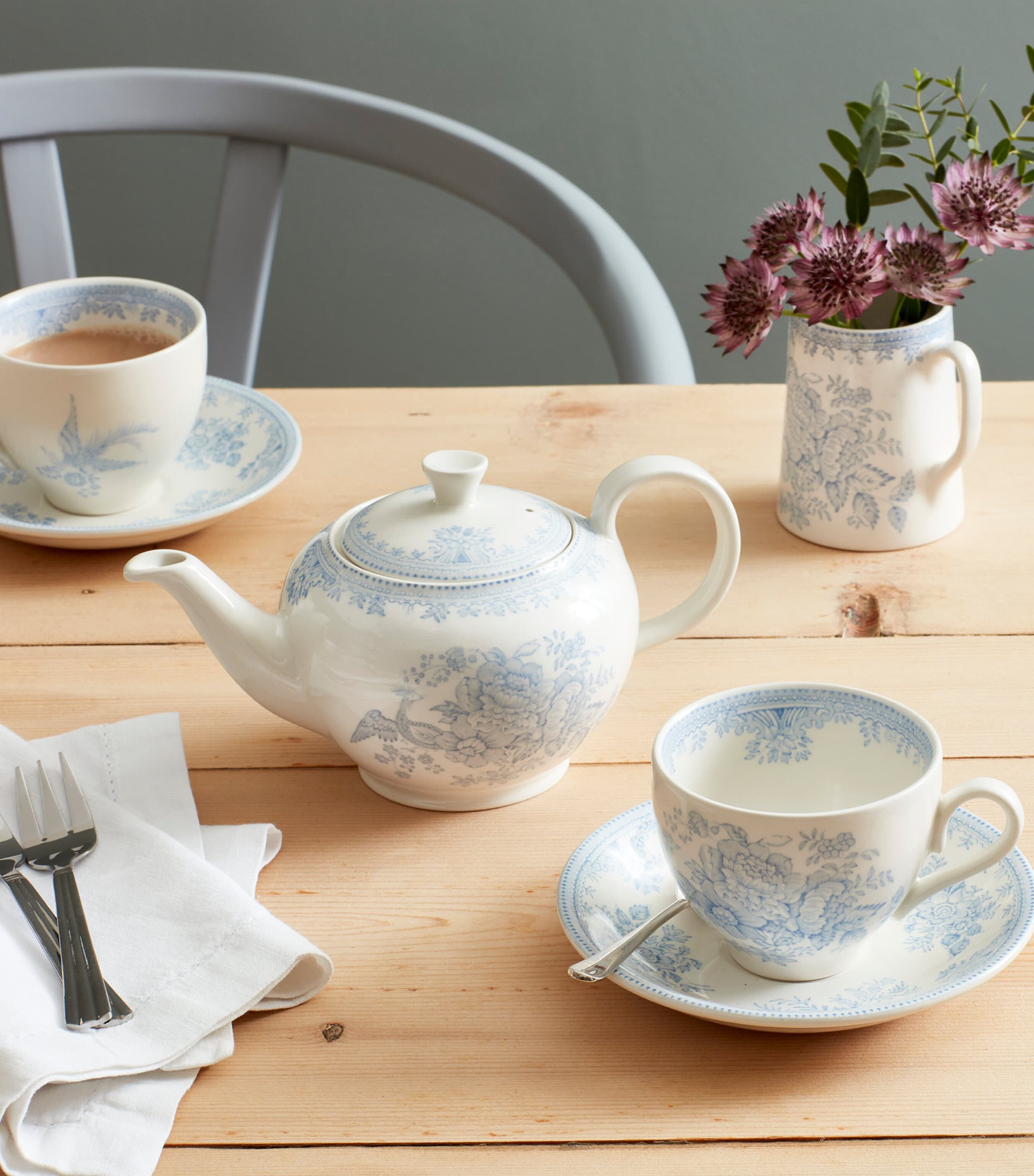 Burleigh Asiatic Pheasants teapot 800ml - British product