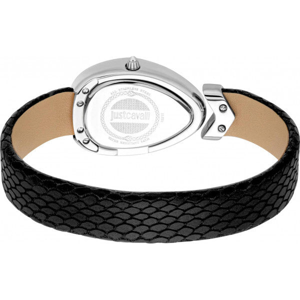 Just Cavalli black ladies signature snake watch - British product