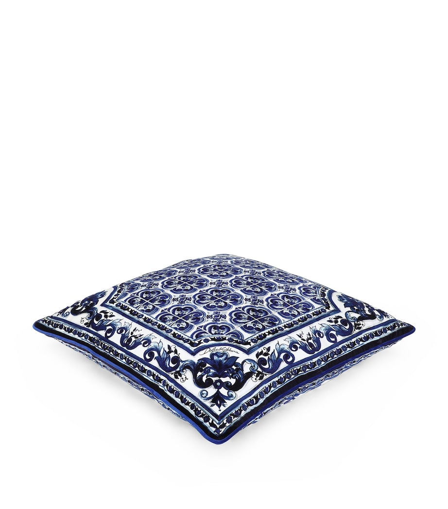 Dolce&Gabbana silk Blu Mediterraneo cushion 60cm x 60cm - British product