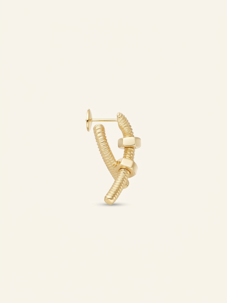 Cartier 18ct yellow gold right earring, imported from the UK
