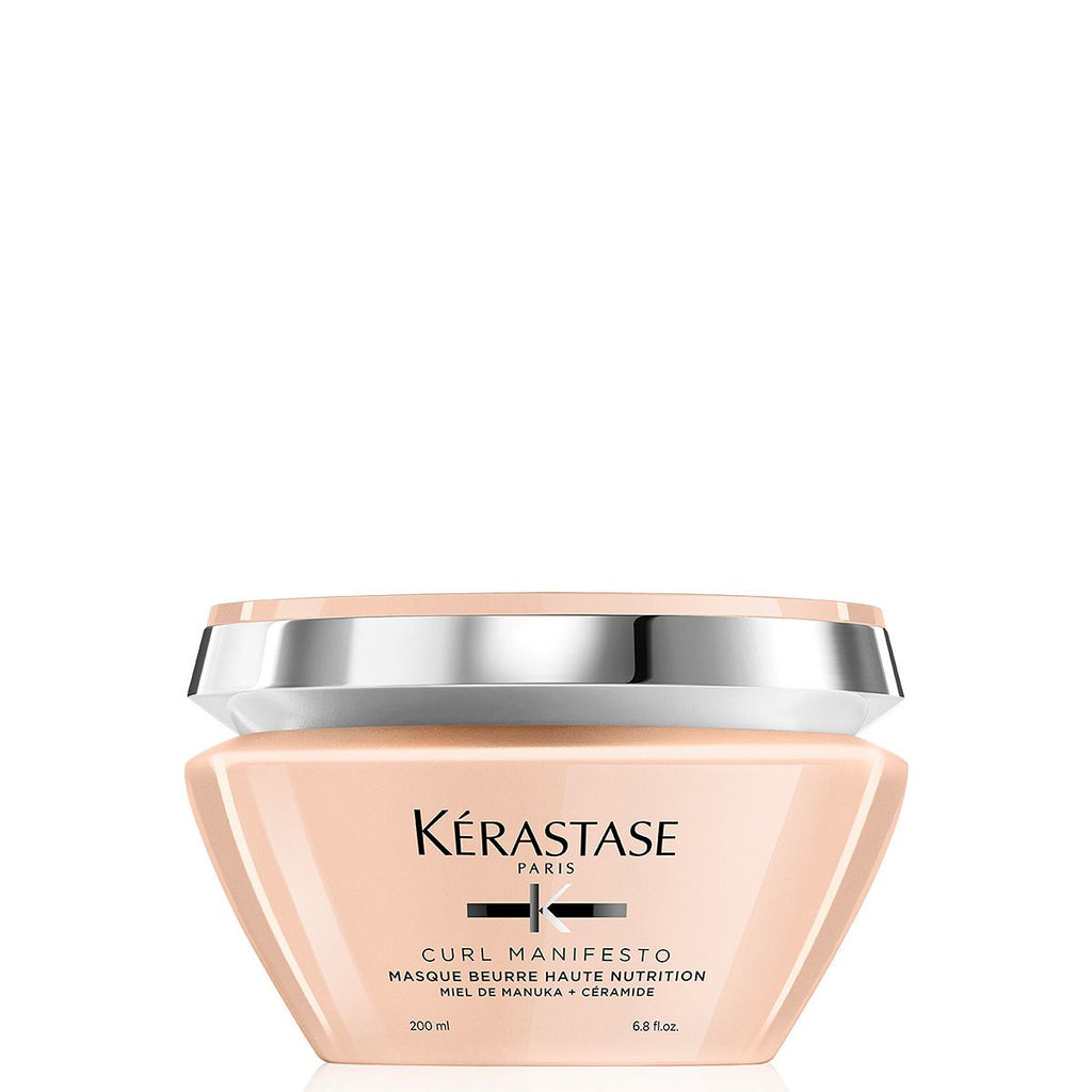 Kérastase Curl Manifesto, Extra-Rich Nourishing Mask, For Curly Hair, With Manuka Honey, Masque Beurre Haute Nutrition, 200ml