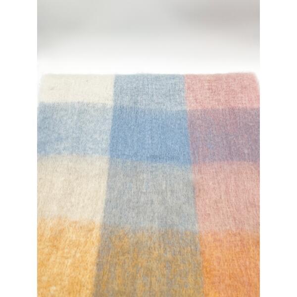 SVNX light checked print scarf Light Pastel Check One Size (British brand)