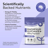 Nutravita Magnesium Glycinate vegan capsules 120 (British brand)