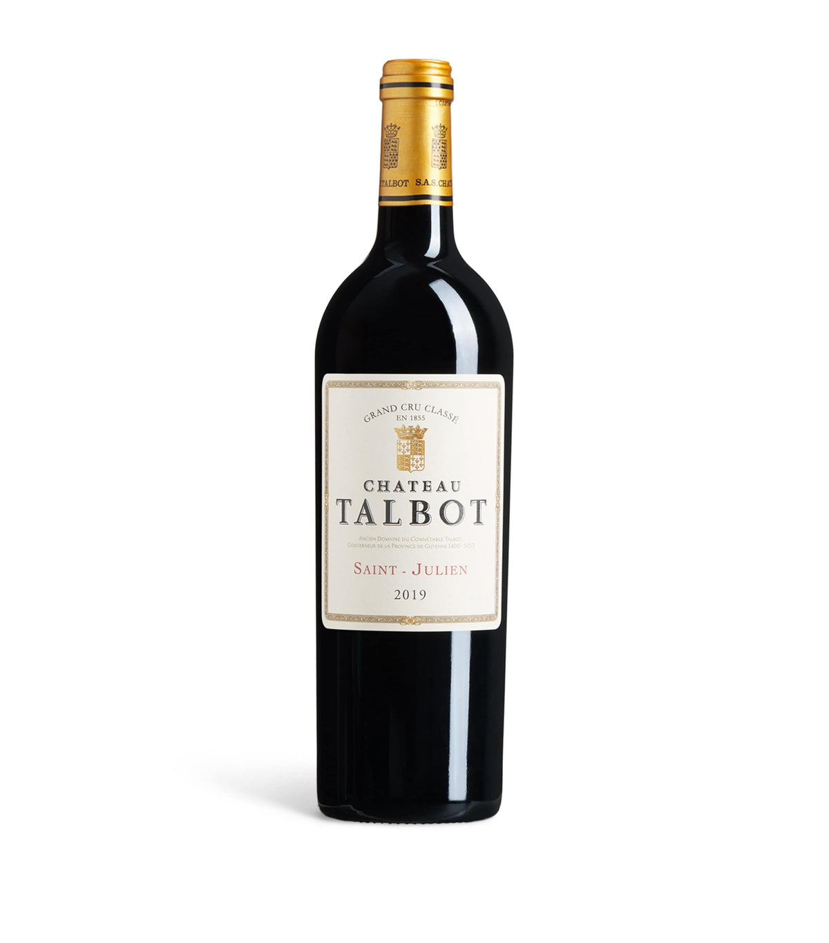 Château Talbot red wine 2019 vintage 75cl - British product