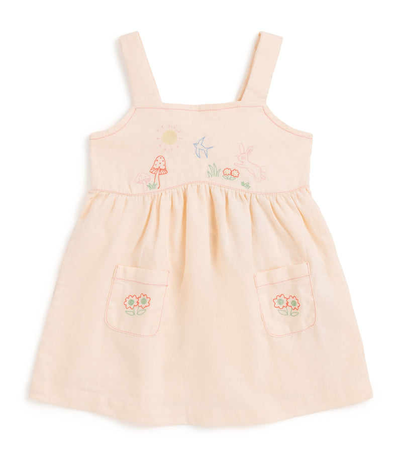 Gingersnaps Linen-Blend Kayla dress 6-36 months, UK version