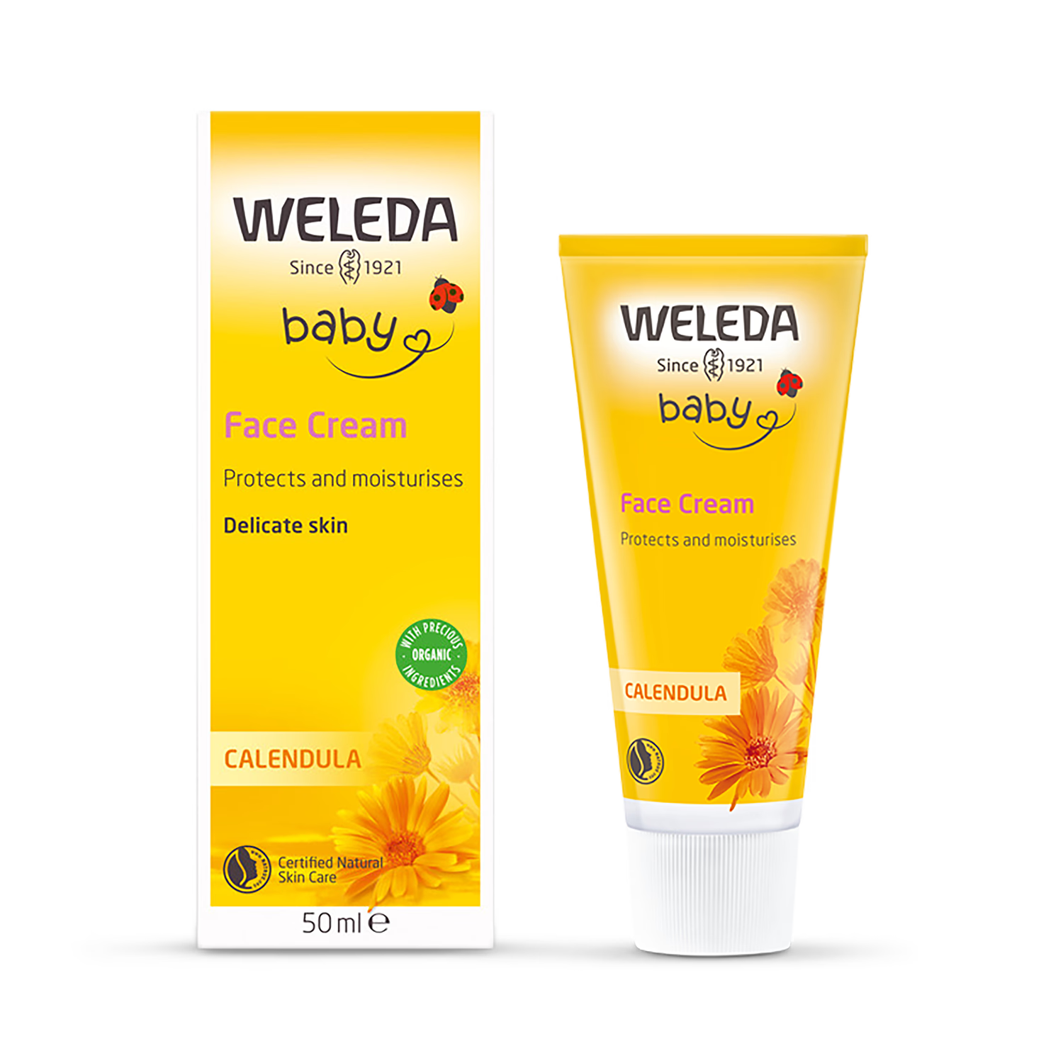 Weleda Calendula Gesichtscreme 50ml (britische Marke)