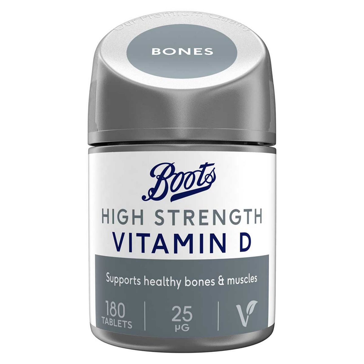 Boots High Strength Vitamin D 25 µg Food Supplement 180 Tablets GOODS Boots   