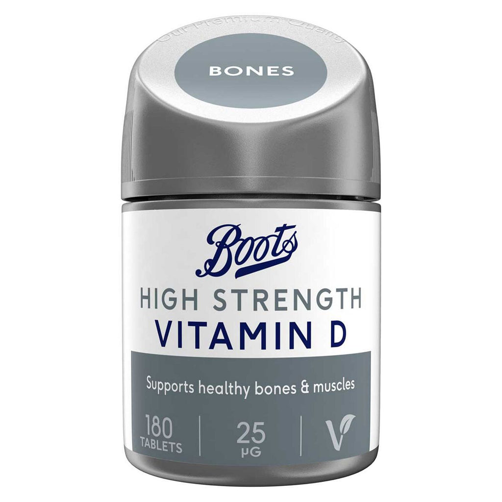 Boots High Strength Vitamin D 25 µg Food Supplement 180 Tablets