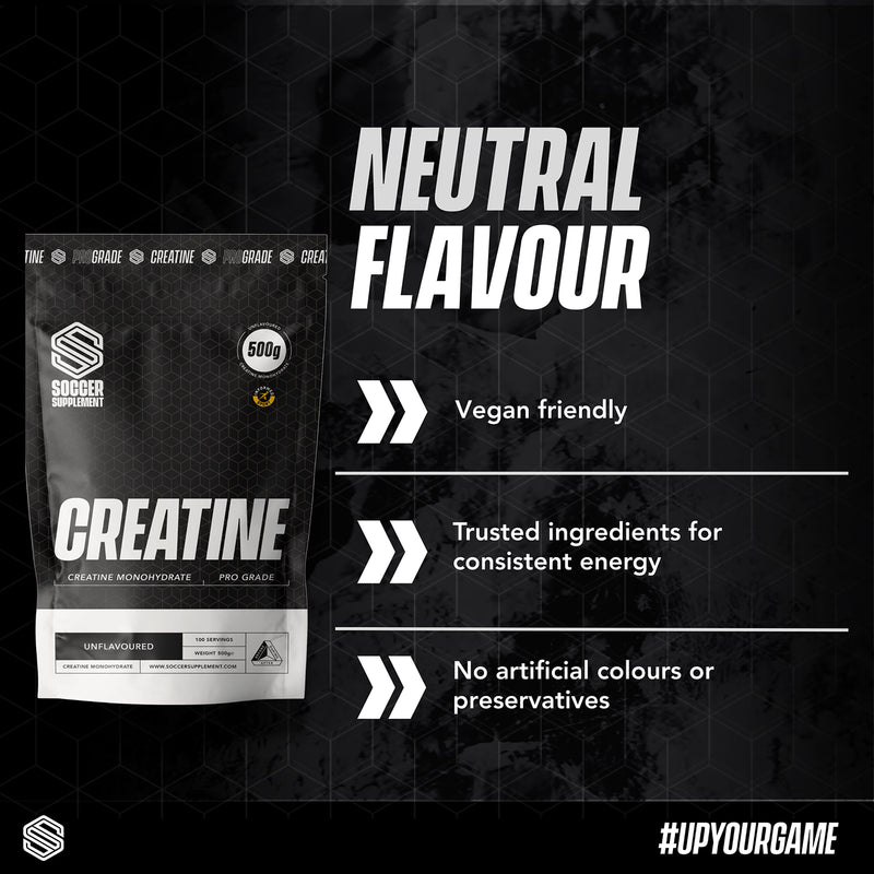 Creatine Monohydrate powder supplement - British product