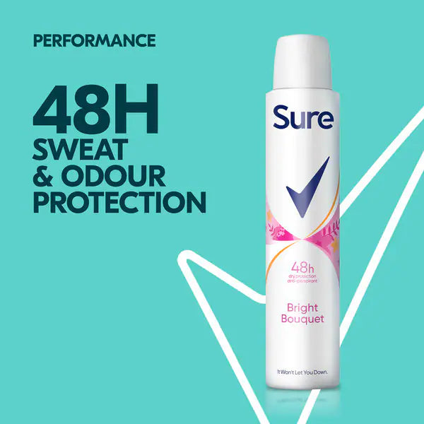 Sure Women Bright Bouquet Deodorant 150ml (British brand)