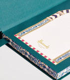 Harrods Enchanted Emporium hardback notebook with lined pages and marble-effect edges, 21x15.5cm, UK version