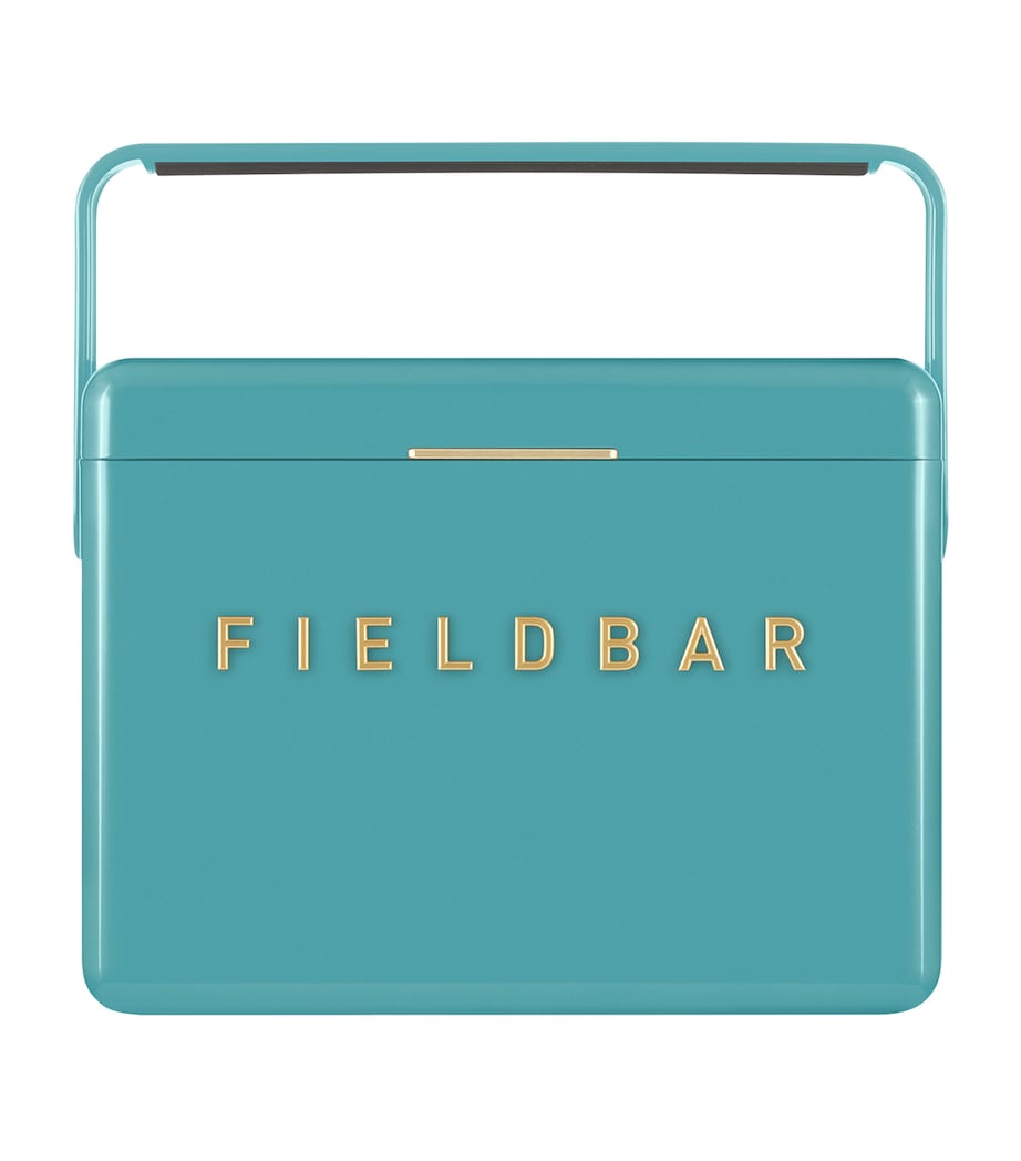 Fieldbar Mini Bar Cooler Box with Leather Sling 4L - British product