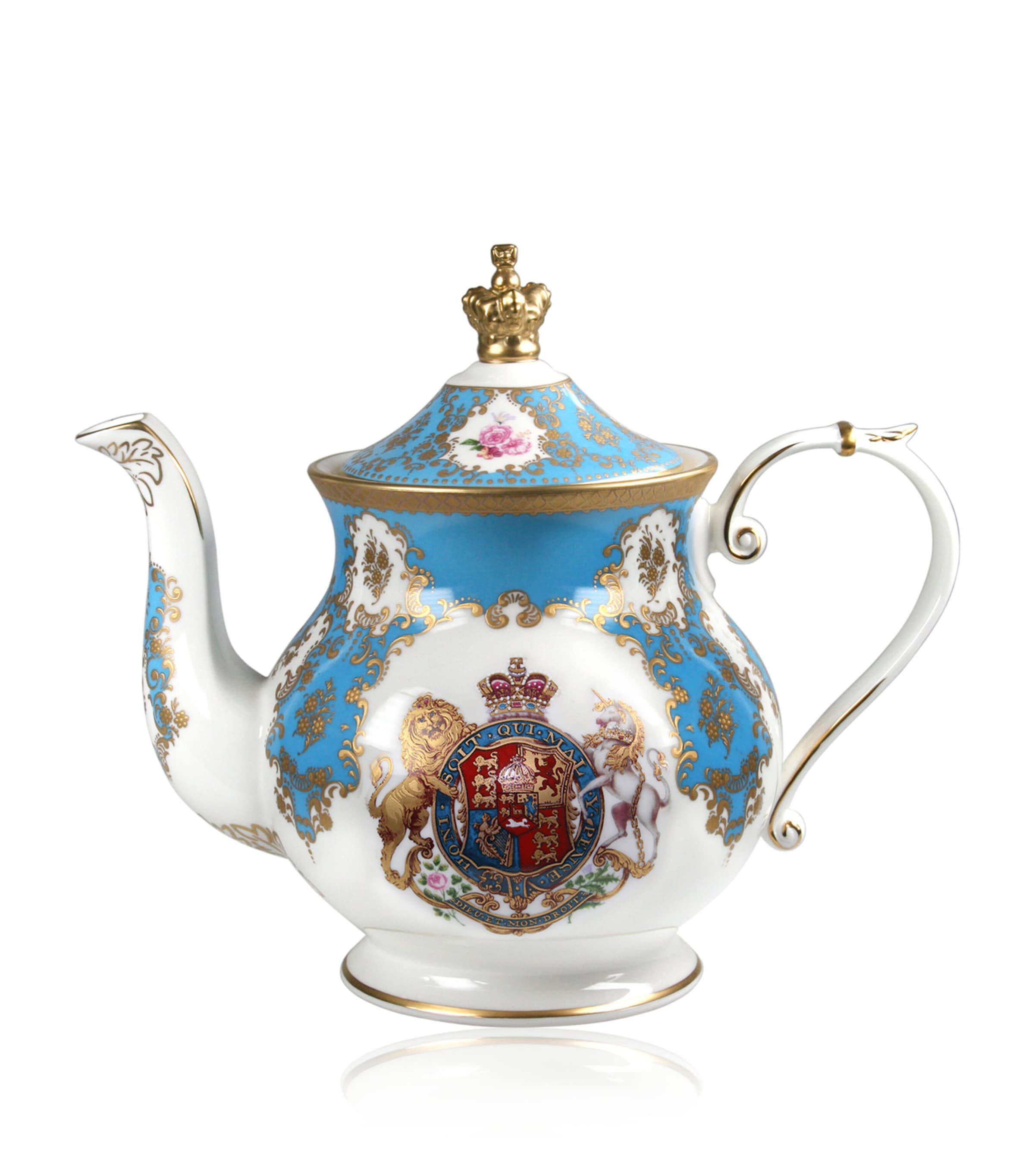 Harrods Coat of Arms teapot, UK version
