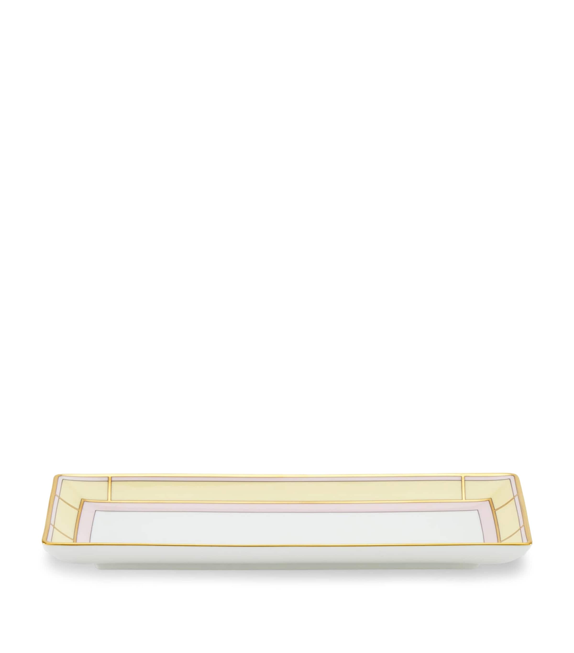 GINORI 1735 porcelain Colonna Diva rectangular change tray 28cm, UK version