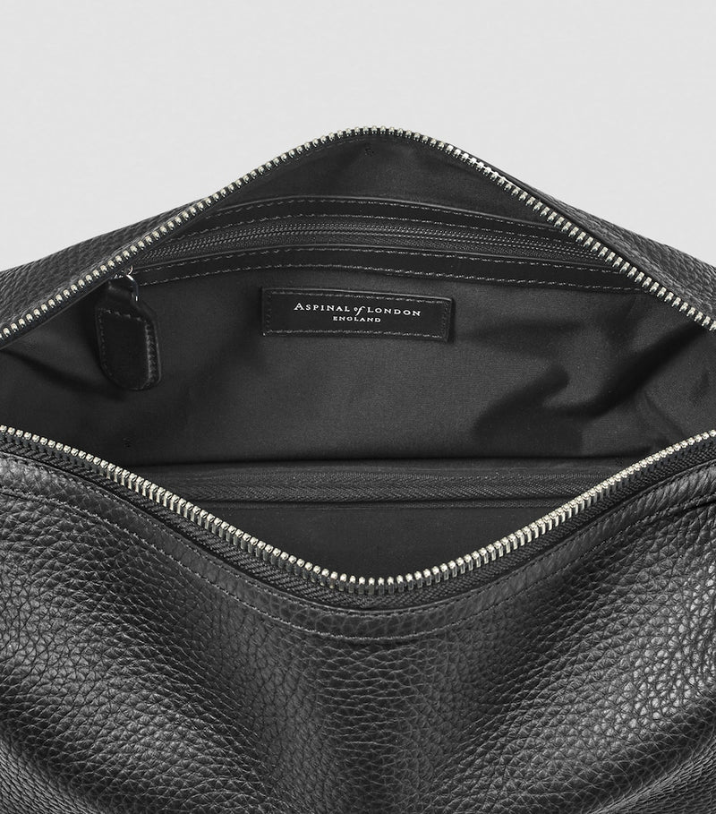 Aspinal of London leather reporter wash bag - British product