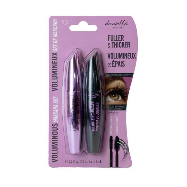 Danielle Creations black voluminous mascara gift set 2-piece - British product