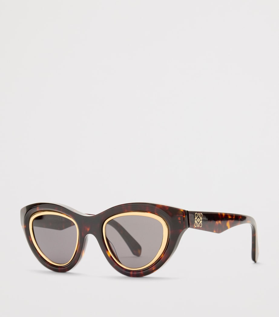 LOEWE acetate mini cat eye sunglasses, imported from the UK