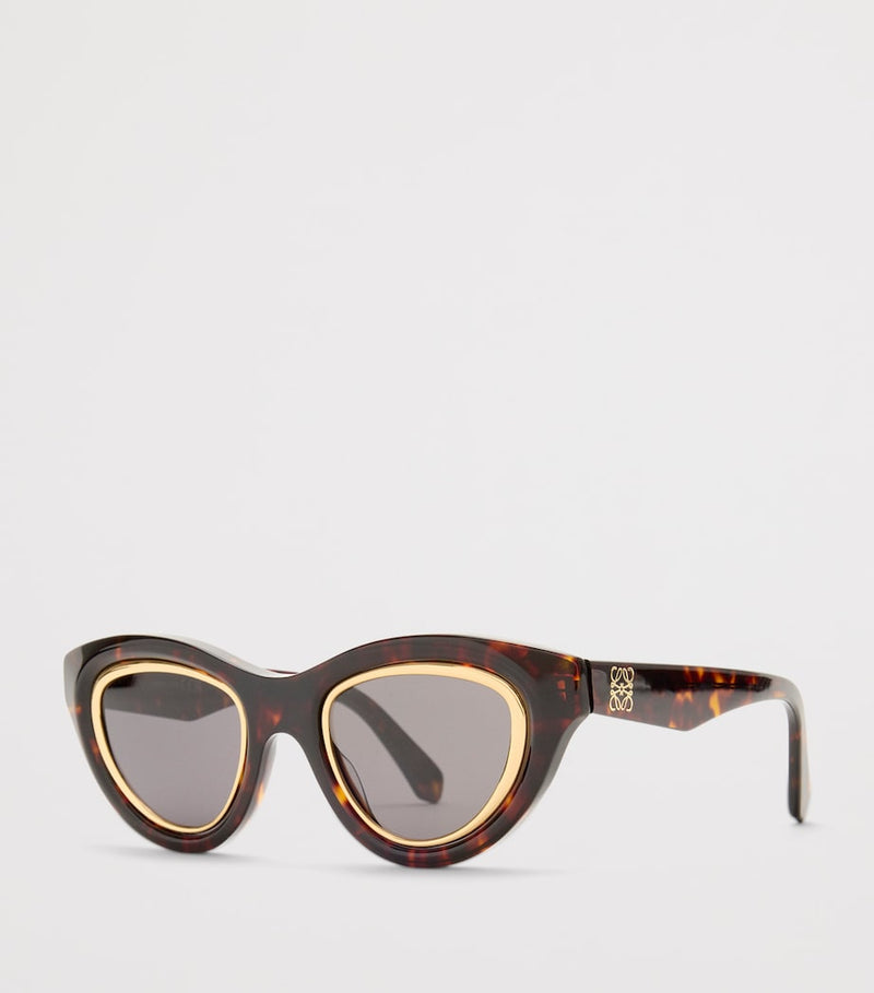 LOEWE acetate mini cat eye sunglasses, imported from the UK