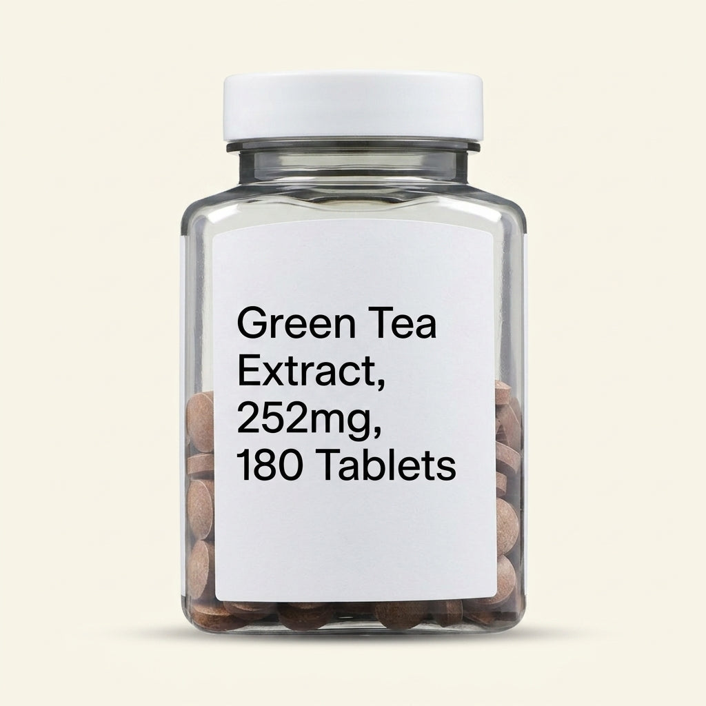 Holland & Barrett green tea extract 252mg tablets 180 (British brand)