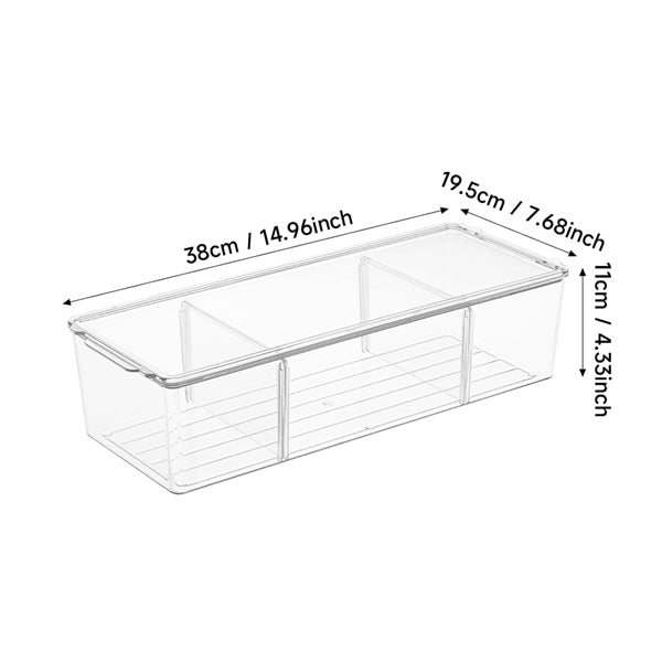 Livingandhome clear desktop cosmetic organiser 38cm - British product