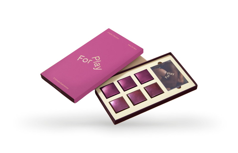 For Play couples chocolate with adaptogens, imported from the UK