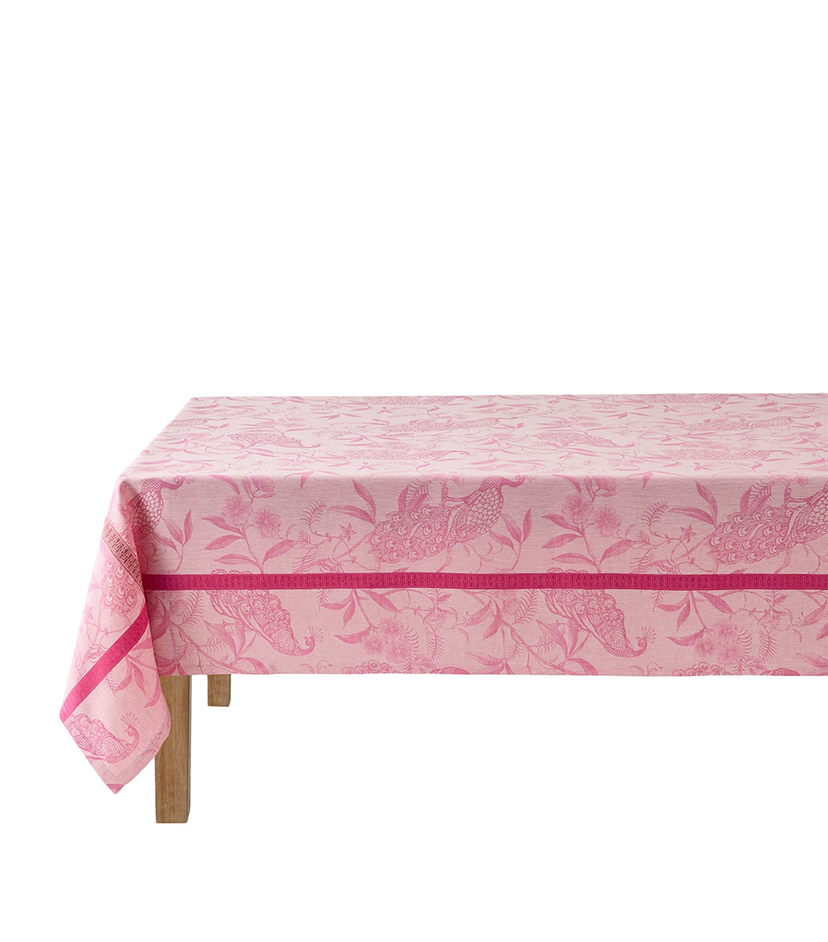 Le Jacquard Français Linen Tablecloth À L'Orangerie 175cm x 250cm, Made in France