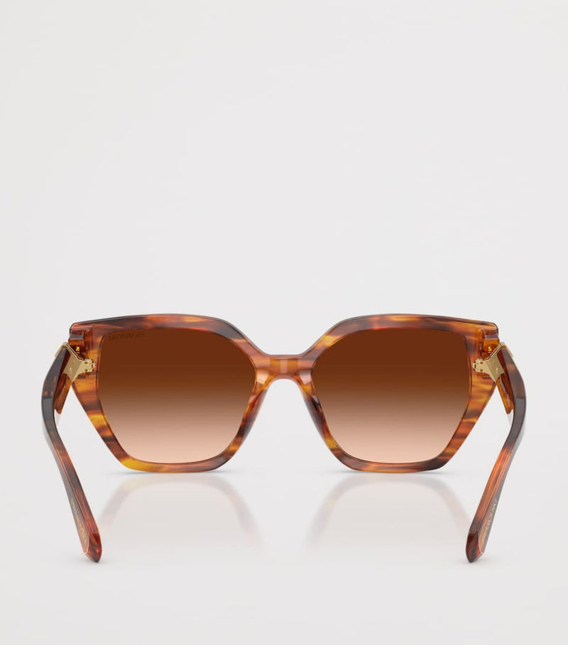 Swarovski irregular acetate sunglasses with crystals, imported from the UK