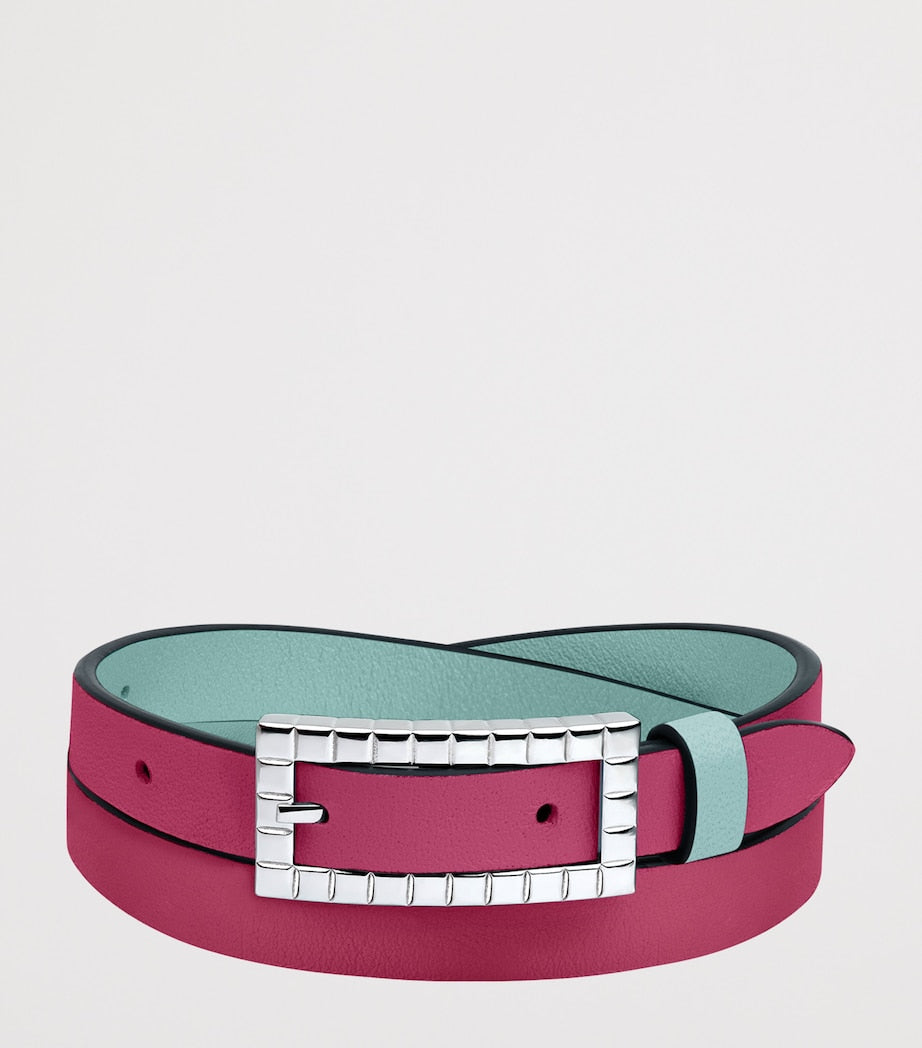 Chopard Ice Cube reversible leather bracelet (British brand)