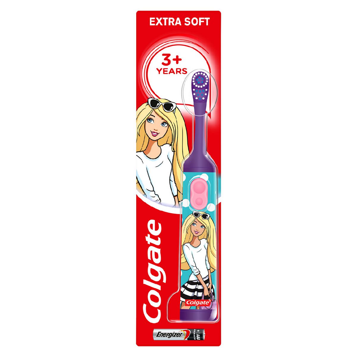 Colgate Kids Barbie Extra Soft Battery Toothbrush, 3+ Years GOODS Boots   