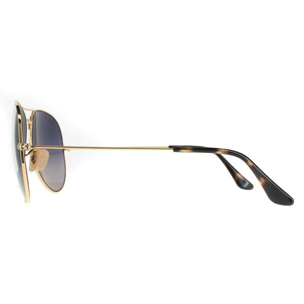 Ray-Ban Aviator sunglasses gold gradient, imported from the UK