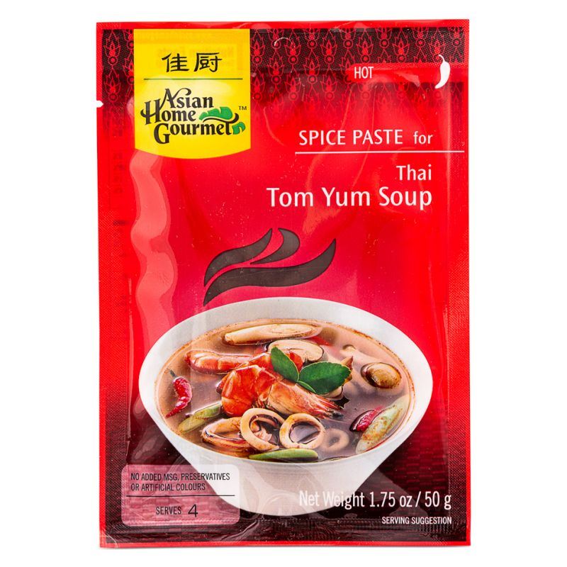 Asian Home Gourmet hot Thai Tom Yum spice paste, UK version