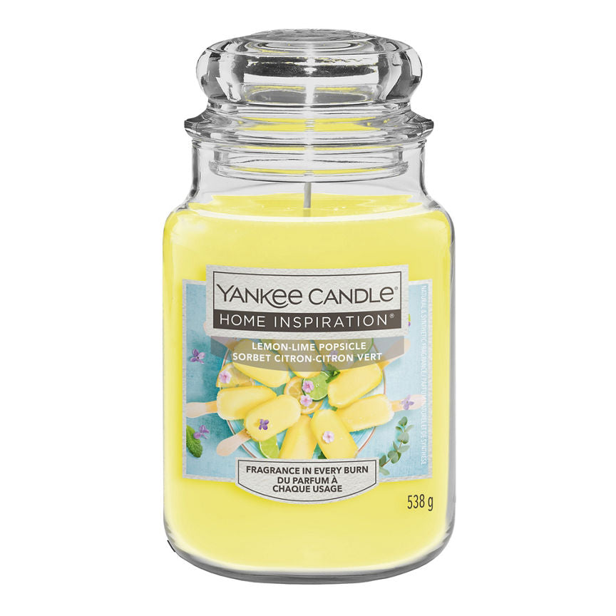 Yankee Candle Home Inspiration Large Jar - Lemon Lime Popsicle GOODS ASDA   