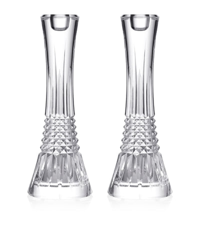 Harrods Waterford Lismore Diamond Candlestick Candle Holder (25cm)- Buy online at McGrocer