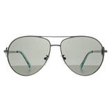 Guess GF0364 silver women sunglasses aviator frame, imported from the UK