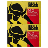 Bull Brand 160 Extra Slim Non-Wrapped Filter Tips GOODS ASDA   